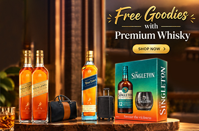 Free Goodies with Premium Whisky