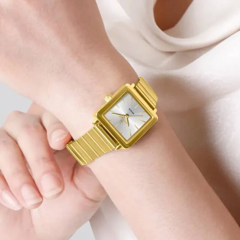 NaviForce Women’s Watch NF5048 – White / Golden