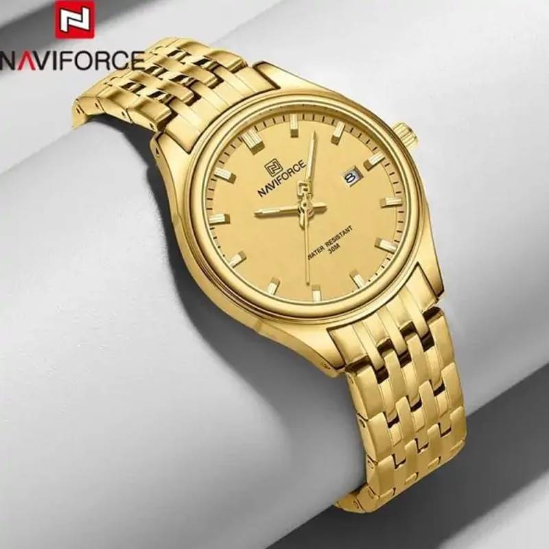 NaviForce Women’s Watch NF8039 – Golden