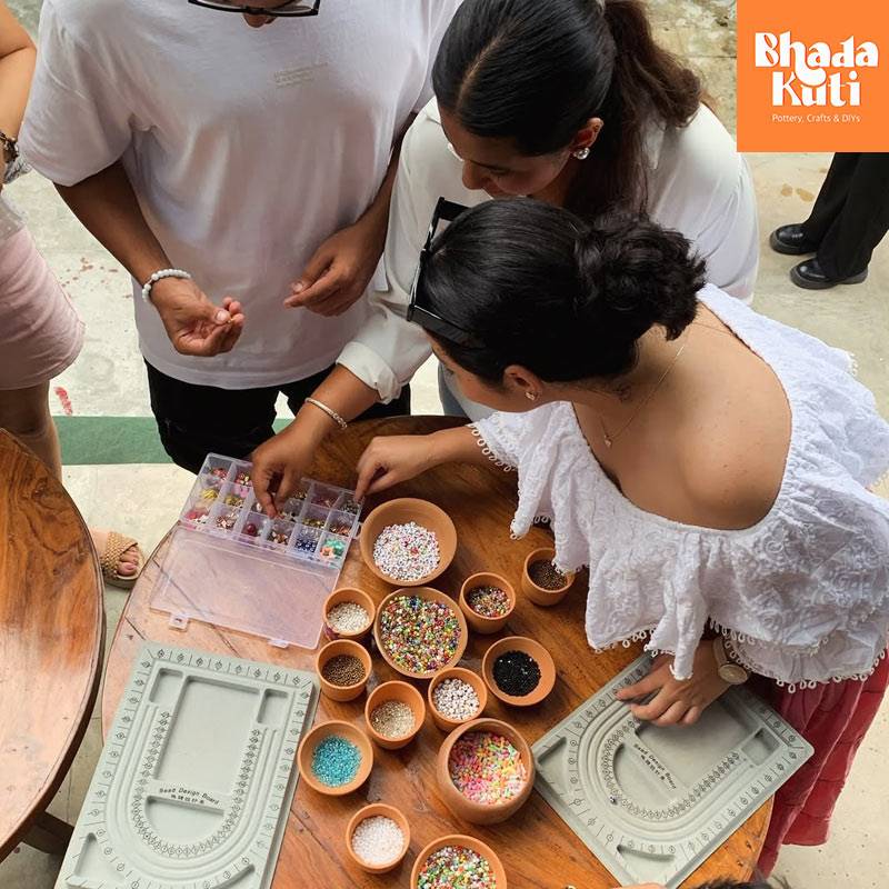 Jewelry Making Workshop at Bhadakuti
