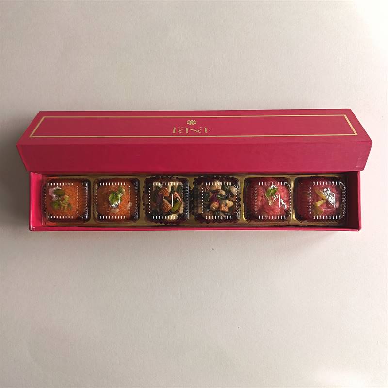 Rasa: Artisanal 6 pc Assorted Mithai Box