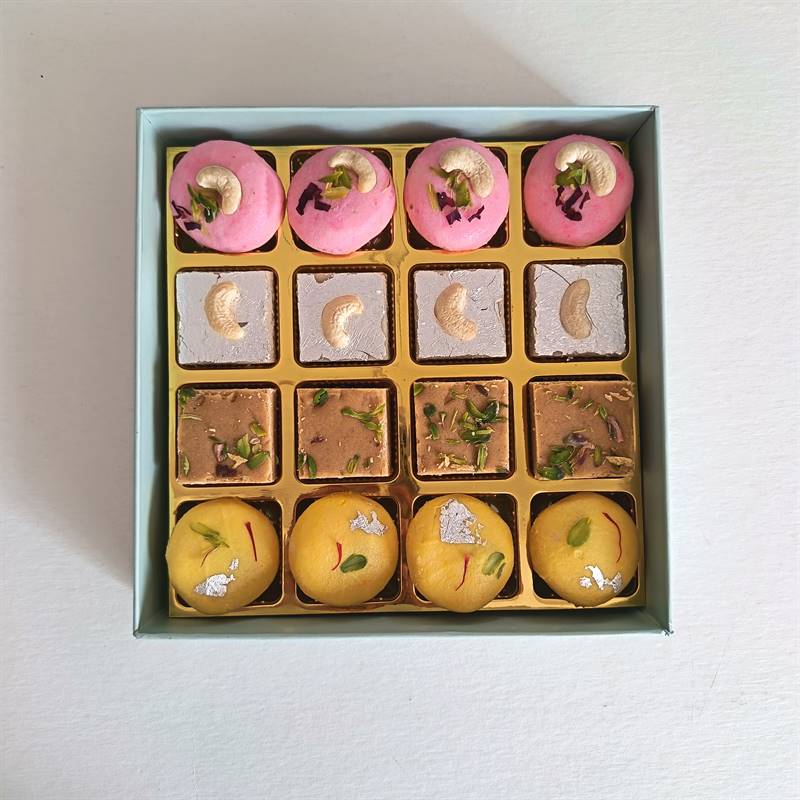 Rasa: Artisanal 16 pc Premium Mithai Box