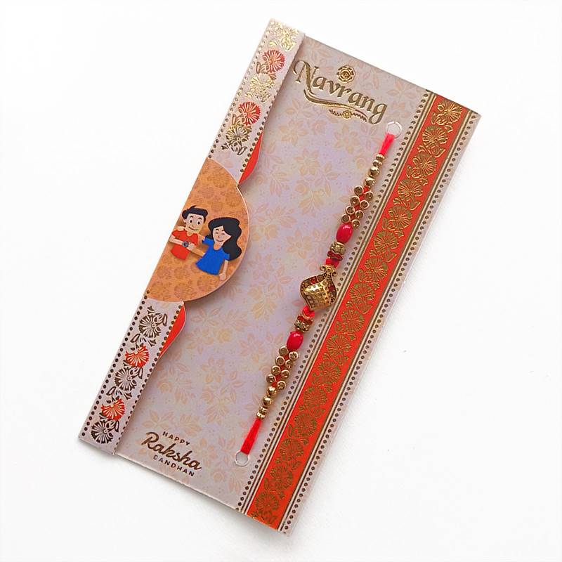 Antique Bell Designer Rakhi