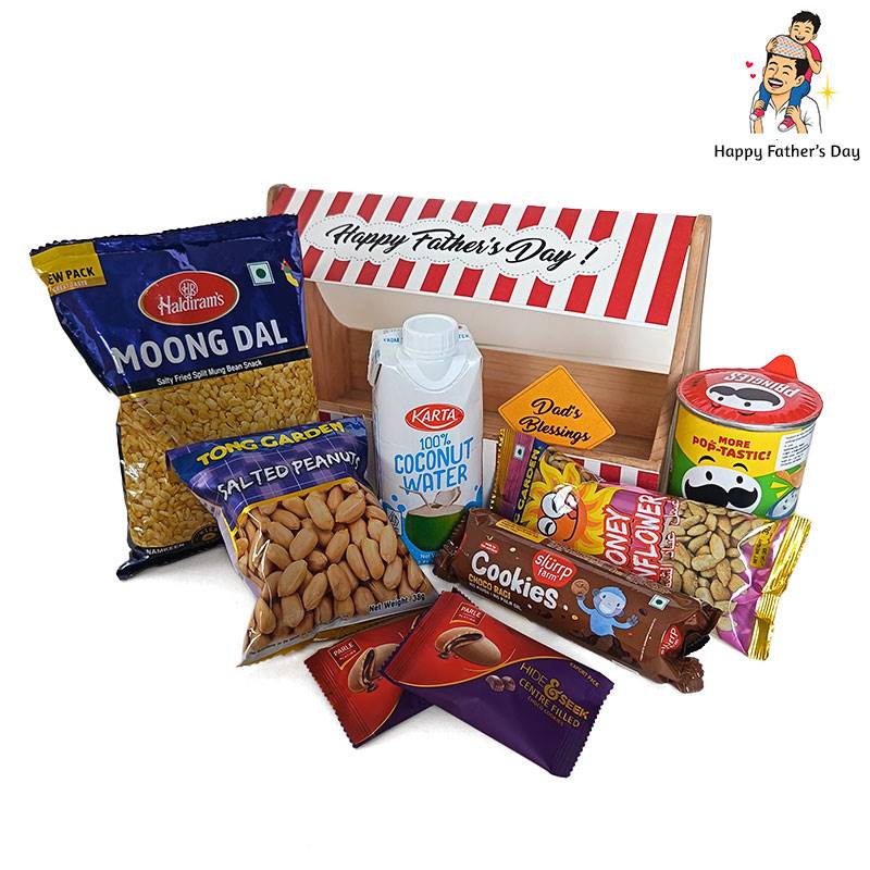 Dad’s Favorites Red Hamper