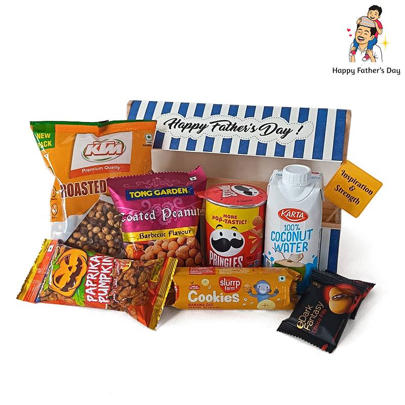 Father's Day Inspiration & Strength Blue Hamper