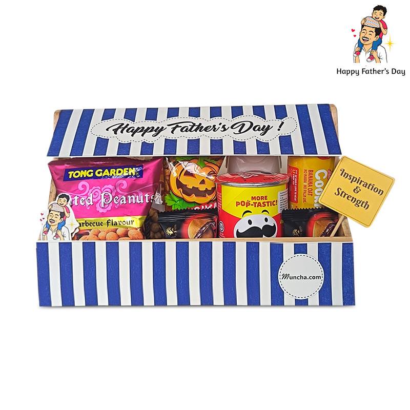 Father's Day Inspiration & Strength Blue Hamper