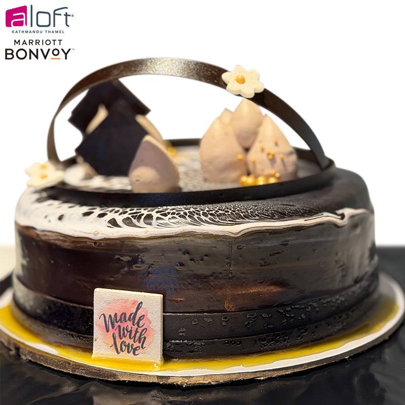 Chocolate Truffle Cake (1 lb) from Aloft Kathmandu Thamel