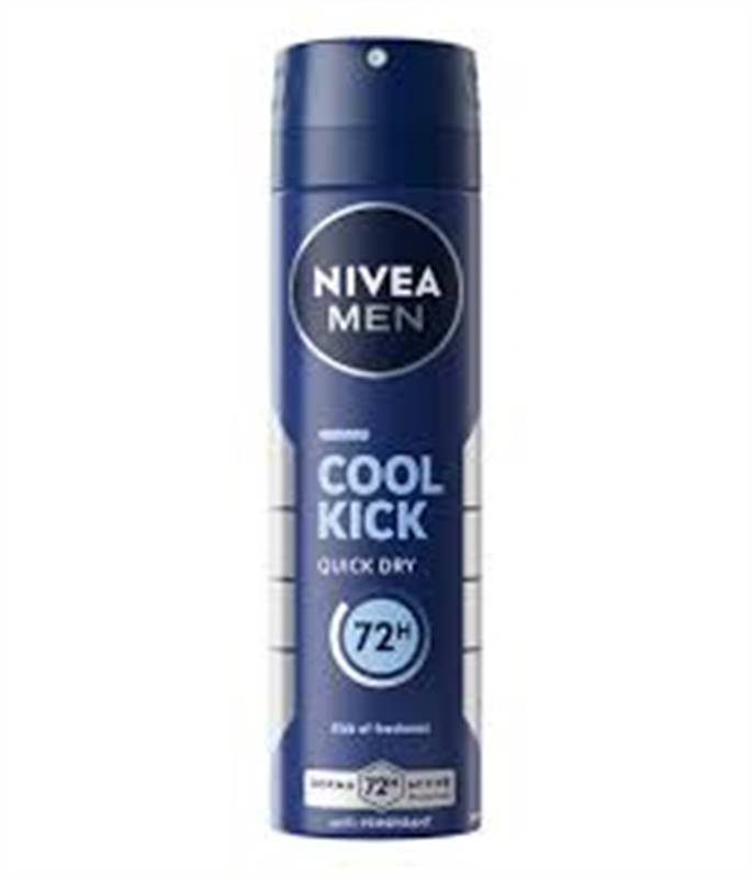 Nivea Men Cool Kick Extra Dry Deodrant Spray (150 ml)
