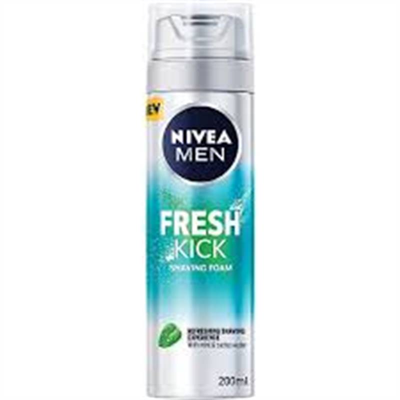 Nivea Men Fresh Kick Shaving Foam (200 ml)