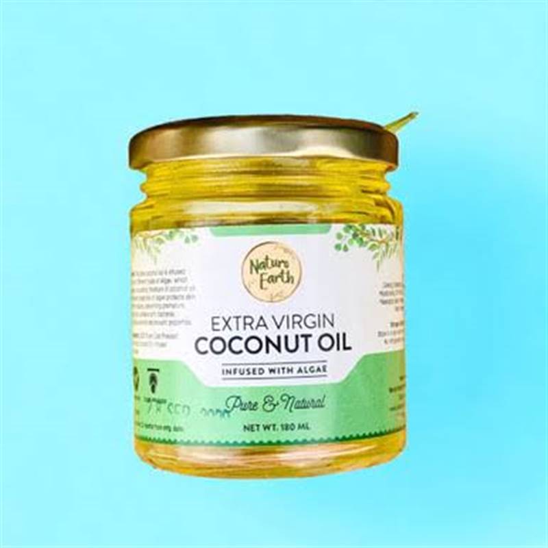 Nature Earth Extra Virgin Coconut Oil (180 ml)