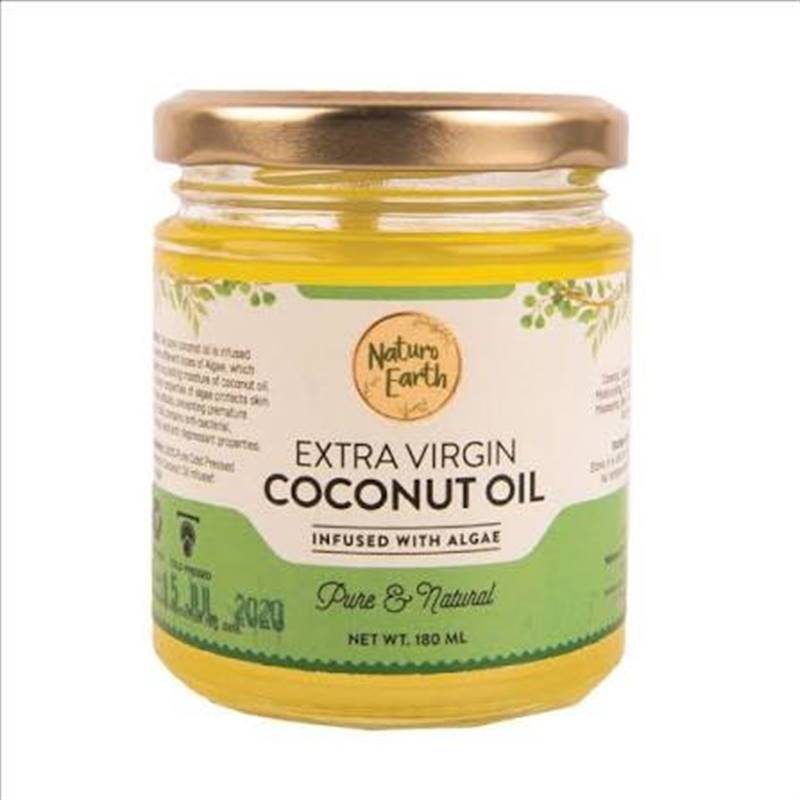 Nature Earth Extra Virgin Coconut Oil (180 ml)