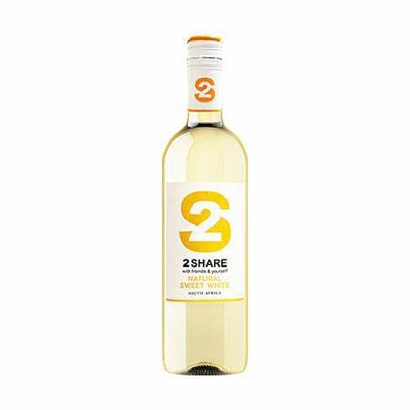 2 Share Natural Sweet White Wine (750 ml)