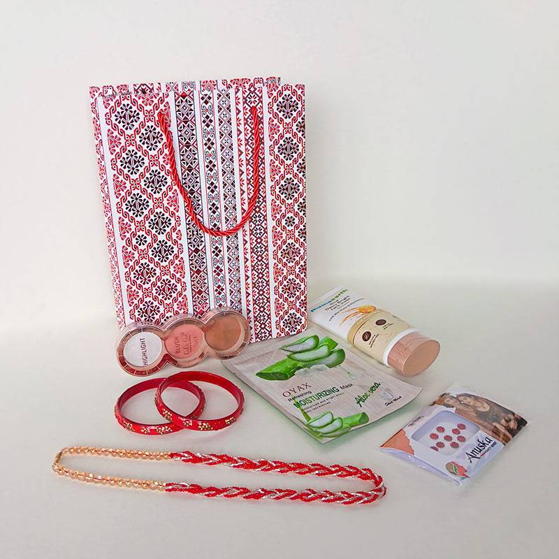 Glow, Care & Celebrate Box Teej Hamper