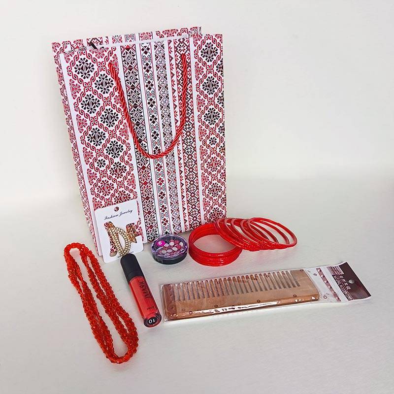 Red, Ready & Radiant Teej Hamper