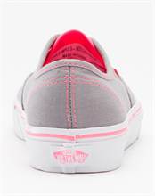 Vans Authentic (Neon Pop) Frost Grey/Pink Shoe (901156)