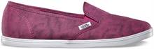 Vans Slip-On Lo Pro Stripes Fuschia Red True White Shoe (901176)