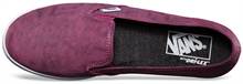 Vans Slip-On Lo Pro Stripes Fuschia Red True White Shoe (901176)