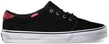 Vans 159 Vulcanized Nordic Black Biking Red Shoe (901188)