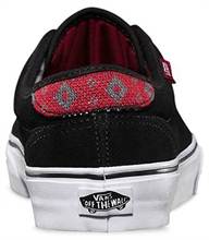 Vans 159 Vulcanized Nordic Black Biking Red Shoe (901188)