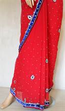 Aifa Chiffon Saree with Jaipuri Stone Work (MISARE265)