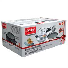 Prestige Induction Strater Combo Pack (5 Ltr Pressure Cooker + Non-Stick Tawa)