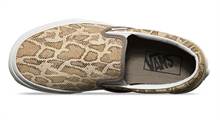 VANS Classic Slip On Cream Snake Skin Printed Shoes (5308)