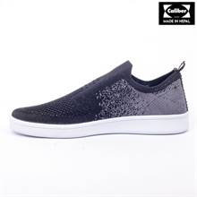 Caliber Shoes Black Casual Slip on Shoes For Men - (715)