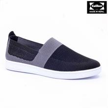 Caliber Shoes Black Casual Slip on Shoes For Men - (705)