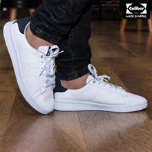Caliber Shoes White Casual Lace Up Shoes For Men - (652)