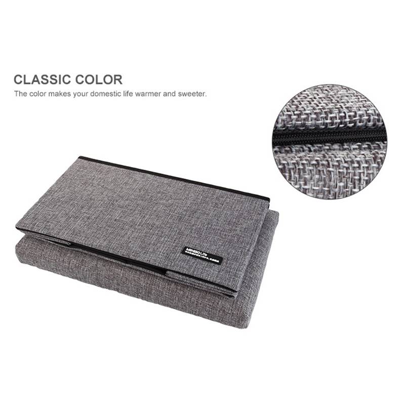 MINISO Foldable Storage Stool (Gray)