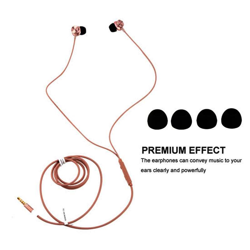 MINISO CD Pattern Hi-fi In-ear Phone (Pink) (4515835069925)
