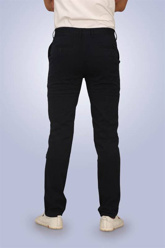 Kilometer Cotton Chinnos Pant KM18001 Navy Blue