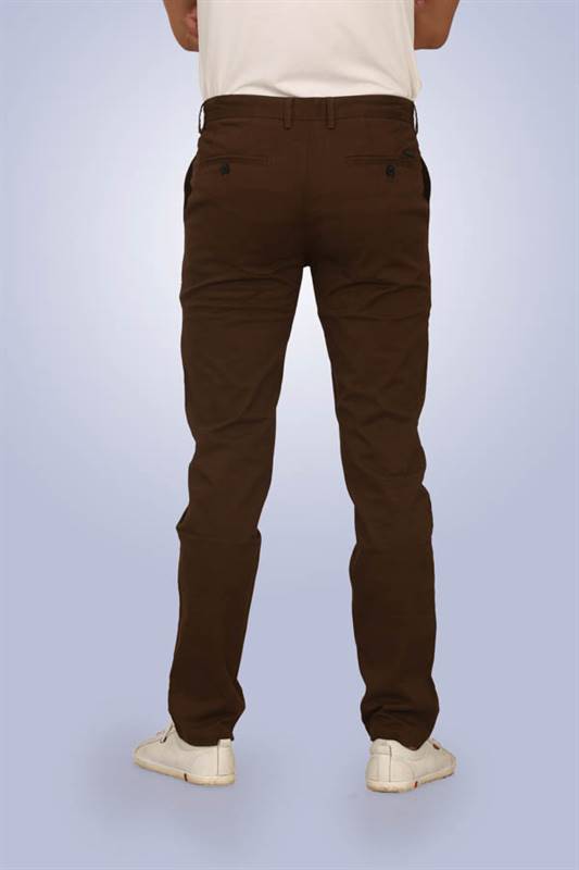 Kilometer Cotton Chinnos Pant KM18001 Brown