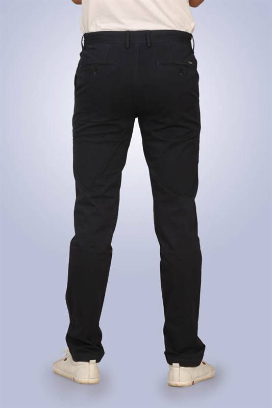 Kilometer Cotton Chinnos Pant KM17025 Navy Blue