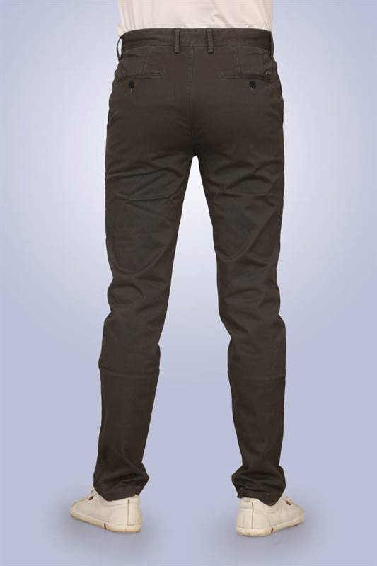 Kilometer Cotton Chinnos Pant KM17025 Dark Grey