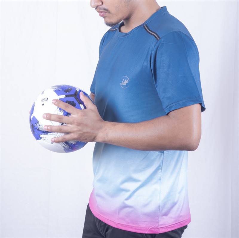 Kilometer Sports TShirt KM SPA1 Pink Blue