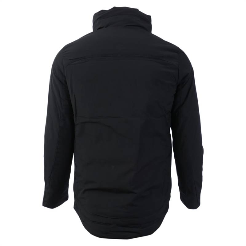 KILOMETER Hooded Cottom/Silicon Jacket For Men - KM 8162Black