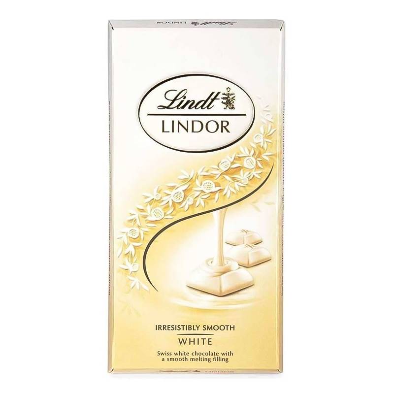 Lindt Lindor White Chocolate Bar (100 g)