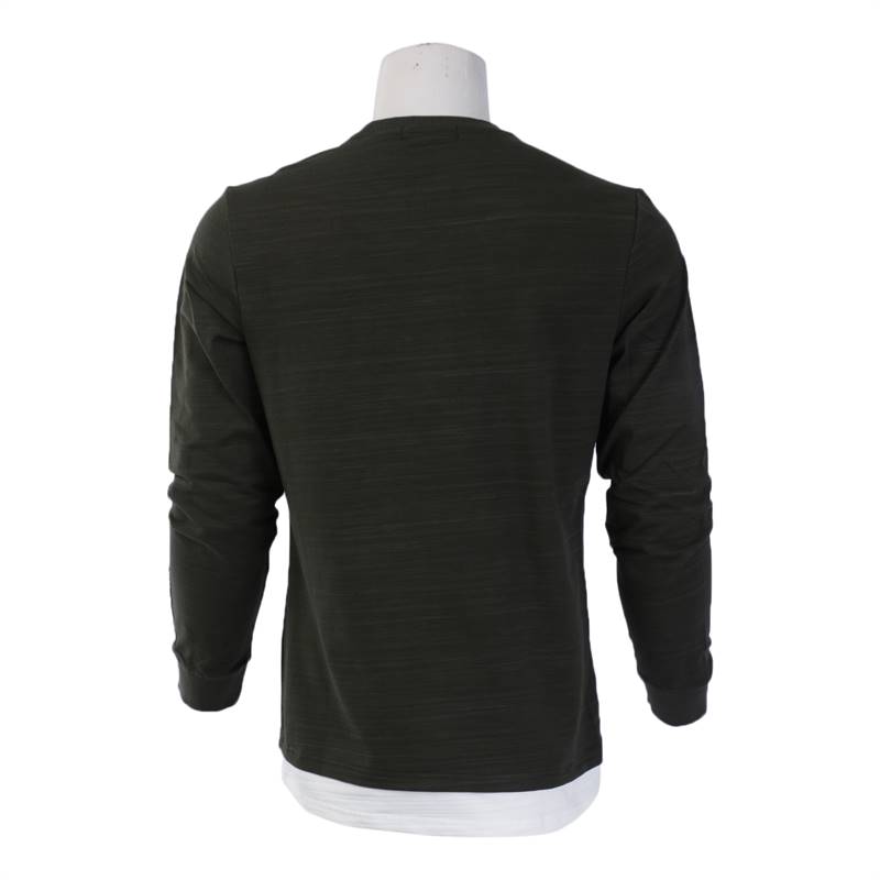KILOMETER Sweat Shirt FOR Men KM OS102 Army Green