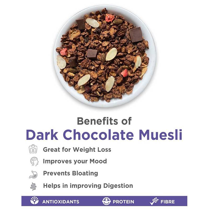 True Elements Dark Chocolate Muesli (400 g) 