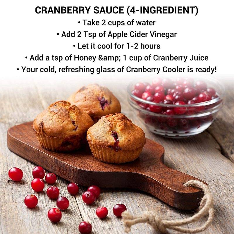 True Elements Dried Whole Cranberries (125 g)