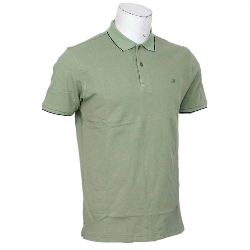 KILOMETER Polo Neck T Shirt For Men P1012 Green