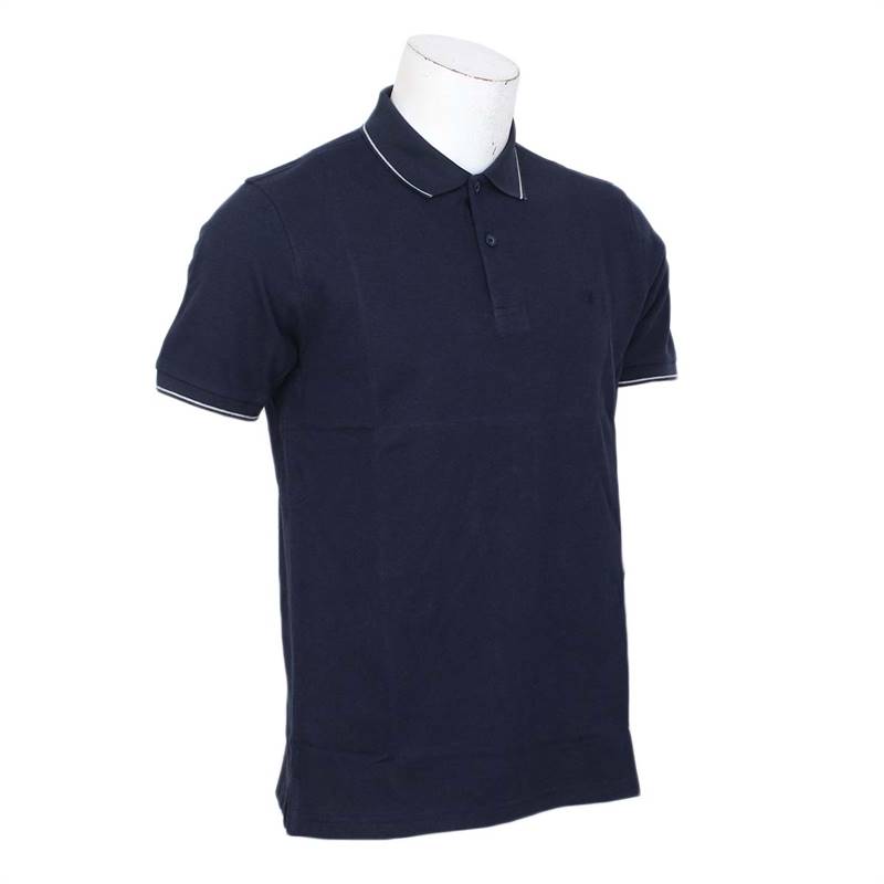 KILOMETER Polo Neck T Shirt For Men P1012 Navy Blue