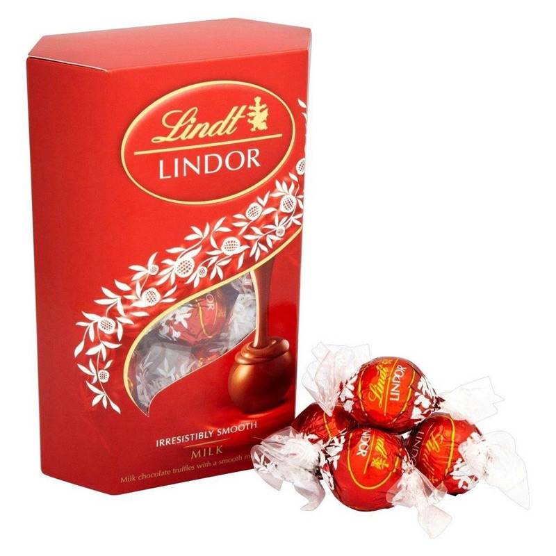 Lindt Lindor Milk Cornet Chocolate Truffles (200 g)