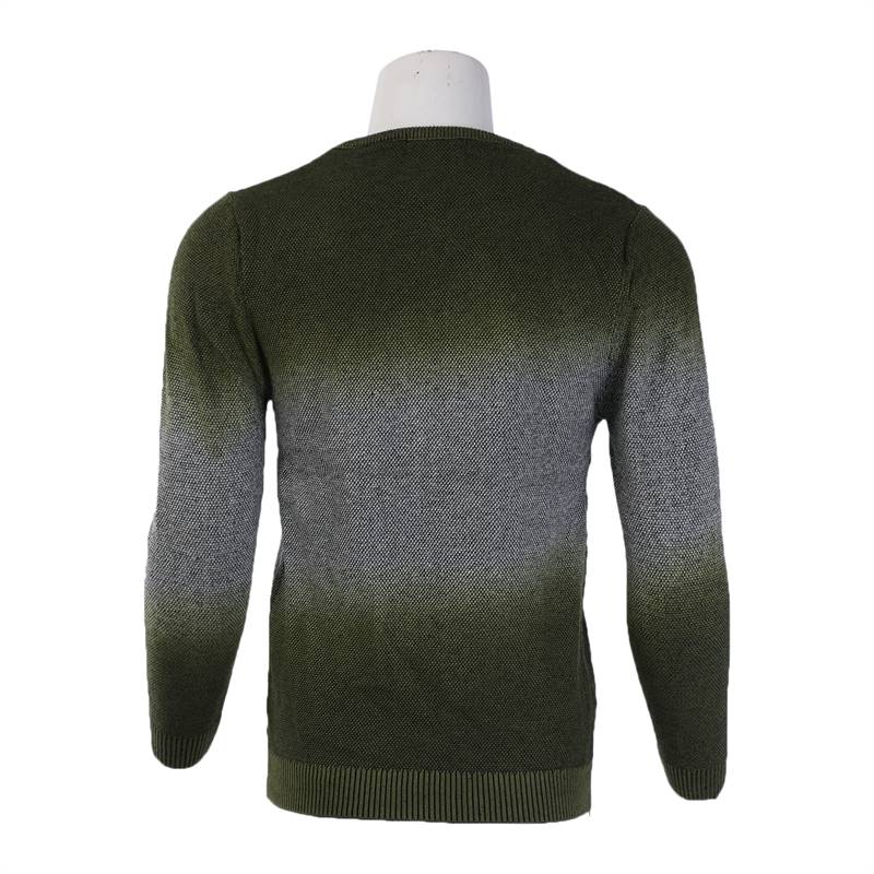 KILOMETER Green Round Neck Sweater KM FB 401GRN