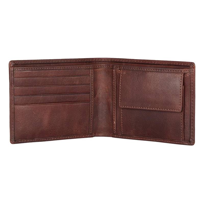 WildHorn Nepal Genuine Leather Wallet (WH 2054A Brown)