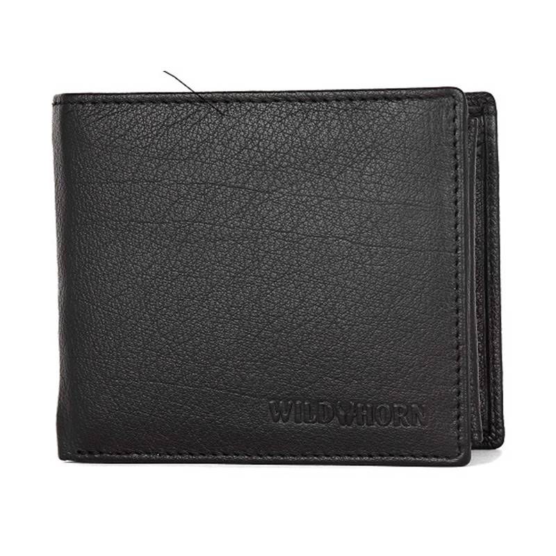 WildHorn Nepal Genuine Leather Wallet (WH 2080 Black)