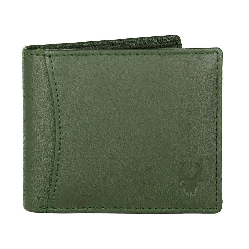 WildHorn Nepal Genuine Leather Wallet (WH 1173 Sage Green)