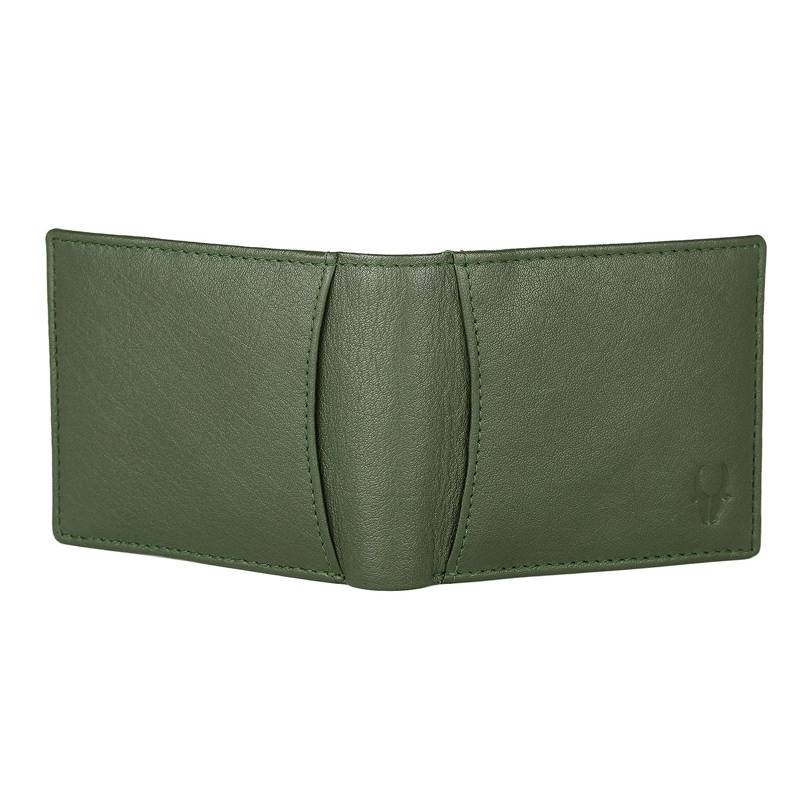 WildHorn Nepal Genuine Leather Wallet (WH 1173 Sage Green)