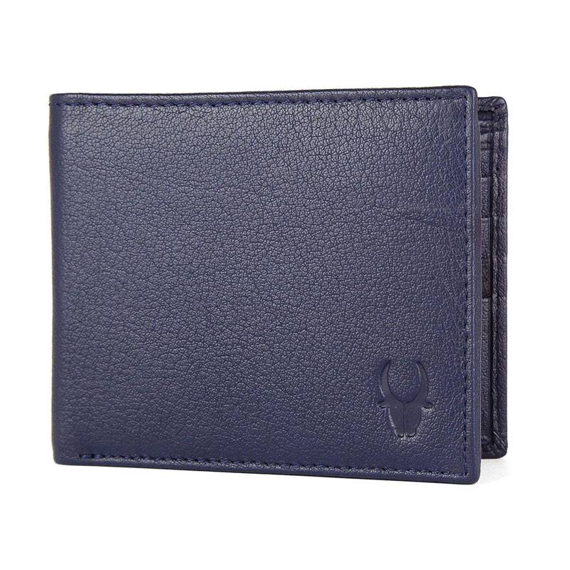 WildHorn Nepal Genuine Leather Wallet (WH 2083 Blue)